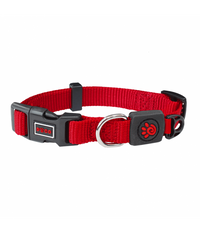 DOCO Signature Nylon Collar (DCSN002)[Color - Maroon, Size - M]