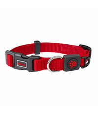 DOCO Signature Nylon Collar (DCSN002)[Color - Maroon, Size - XL]
