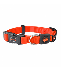 DOCO Signature Nylon Collar (DCSN002)[Color - Orange, Size - S]