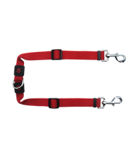 DOCO® Signature Coupler Nylon Dog Leash - Adjustable Length (DCSX2)[Color - Maroon, Size - L]