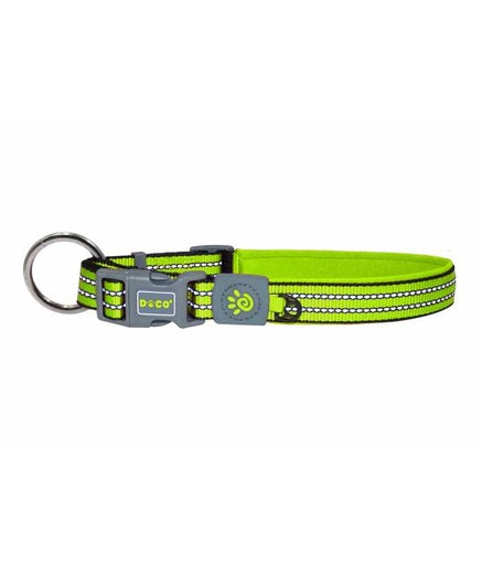 DOCO VARIO O - Ring Collar with Reflective Stitching[Size - M, Color - Lemon]