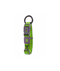 DOCO VARIO O - Ring Collar with Reflective Stitching[Color - Green, Size - XL]