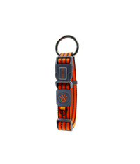 DOCO VARIO O - Ring Collar with Reflective Stitching[Color - Orange, Size - XL]