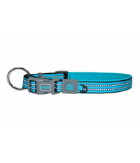 DOCO VARIO O - Ring Collar with Reflective Stitching[Color - Light Blue, Size - XL]