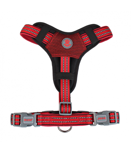DOCO® VARIO Chest Plate Harness w/Neoprene (DCV206)[Color - Maroon, Size - L]
