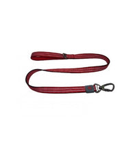 DOCO VARIO Leash with Reflective Thread 4ft - Small [Color - Red, Size - M]