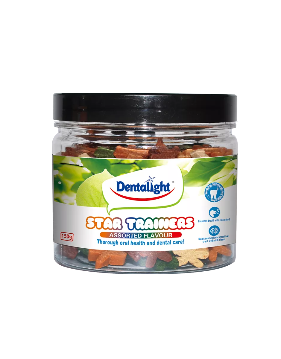 Dentalight Star trainers For Dog -  Assorted flavour 150g