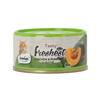 Thumbnail for Dentalight Tasty Freshest Cat Treat in Can Chicken & Pumpkin 6x80g [Box Code:11629] - (MOQ:6pcs)
