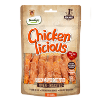 Thumbnail for Dentalight Chicken Licious Jerky Treats For Dogs-Chicken Wrapped Sweet Potato 70g