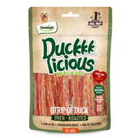 Thumbnail for Dentalight Duckki Licious Jerky Treats For Dogs-Strip of Duck 70g