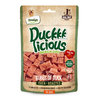 Thumbnail for Dentalight Duckki Licious Jerky Treats For Dogs-Cube of Duck 70g