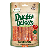 Thumbnail for Dentalight Duckki Licious Jerky Treats For Dogs-Fillet of Duck 70g