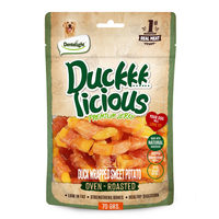 Thumbnail for Dentalight Duckki Licious Jerky Treats For Dogs-Duck Wrapped Sweet Potato 70g