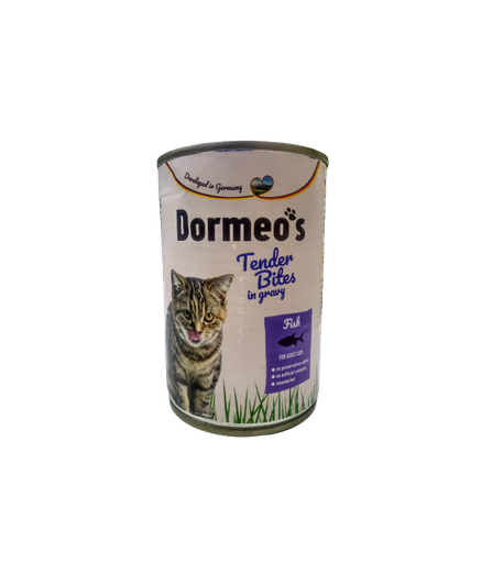Dormeos Cat Wet Food Fish Tender Bites In Gravy - 415g[Weight - 415g]