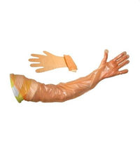 Thumbnail for Hs Vet Glove Sensitive Orange Female 100