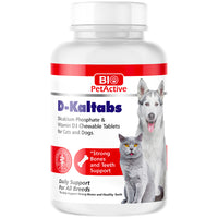 Thumbnail for Bio PetActive D-Kaltabs Calcium Tablets for Cats and Dogs 84tabs