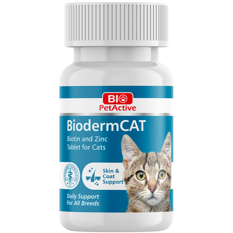 Bio PetActive Biodermcat Biotin and Zinc Tablet 100tabs