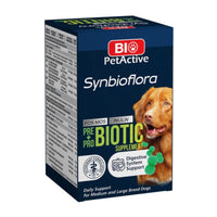 Thumbnail for Bio PetActive Synbioflora Pre+Probiotics for Medium & Large Breed Dogs 60chewable tablets