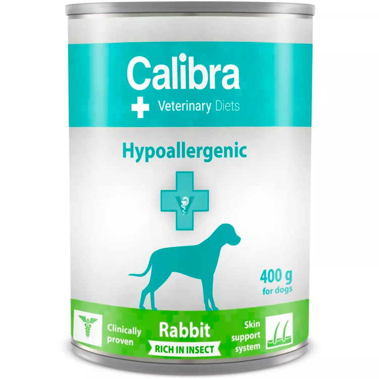 Calibra VD Cans Dog Hypoallergenic Rabbit & Insect 400g