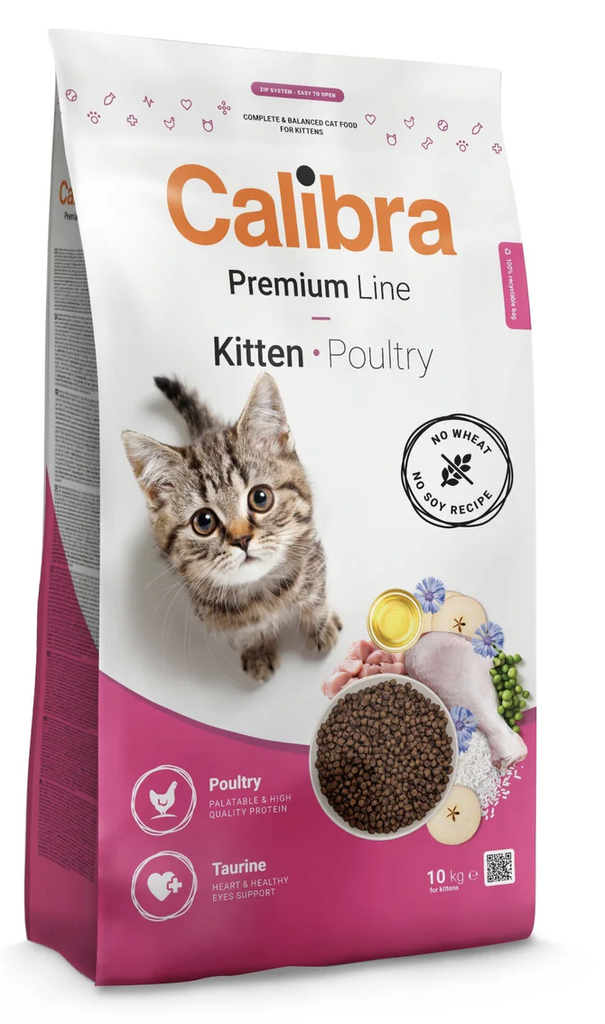 Calibra Cat Premium Line Kitten Poultry 10kg