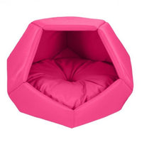 Thumbnail for Empets Cubby House With Cushion Basic (60x60x44cm)[Color - Pink, Dimension - 60x60x44cm]