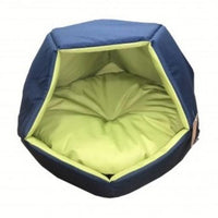 Thumbnail for Empets Cubby House With Cushion  Basic Duo (60x60x44cm)[Dimension - 60x60x44cm, Color - Green & Blue]