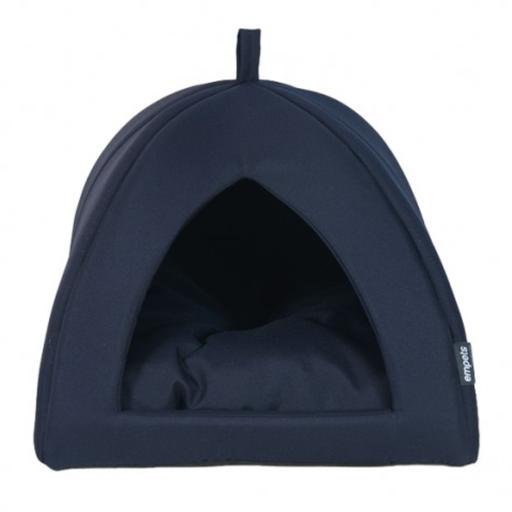 Empets Igloo House With Cushion Basic[Dimension - 43x43x35cm]