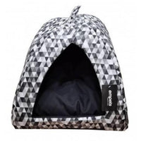 Thumbnail for Empets Igloo House With Cushion Modern[Dimension - 43X43X35cm, Texture - Printed Black & White]