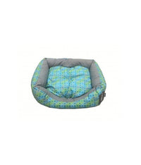 Thumbnail for Empets Couch Bed Modern[Dimension - 65x50x18cm, Texture - Printed Green & Light Blue]