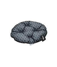 Thumbnail for Empets Oval Cushion Modern[Dimension - 92x78cm, Texture - Printed Black]