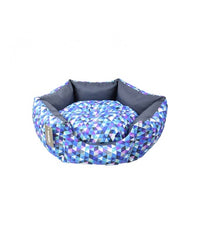 Thumbnail for Empets Venus Bed Modern[Dimension - 45x45x19cm, Texture - Printed Dark Blue]