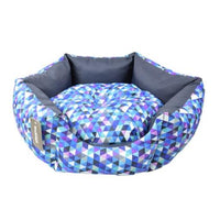 Thumbnail for Empets Venus Bed Modern[Dimension - 55x55x20cm, Texture - Printed Dark Blue]