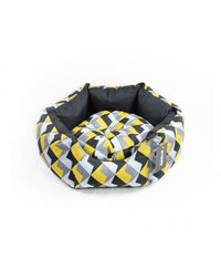 Thumbnail for Empets Venus Bed Modern[Dimension - 55x55x20cm, Texture - Printed Black & Yellow]