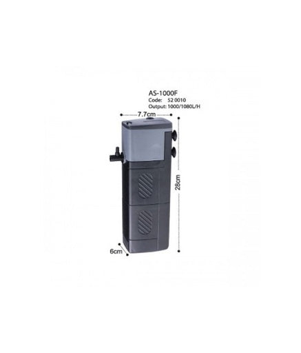 KW Zone Astro AS Internal Filter[Model - 1000F, Max Output - 1080L/H]