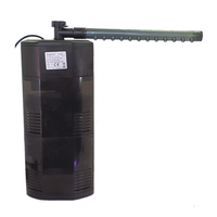 KW Zone Dophin Aquarium Triangle Internal Filter With Rainbar[Max Output - 650L/H]