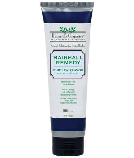 Synergy Labs Richard Organic Hairball Remedy Tube - Chicken 120g[Weight - 120g, Flavor - Chicken]