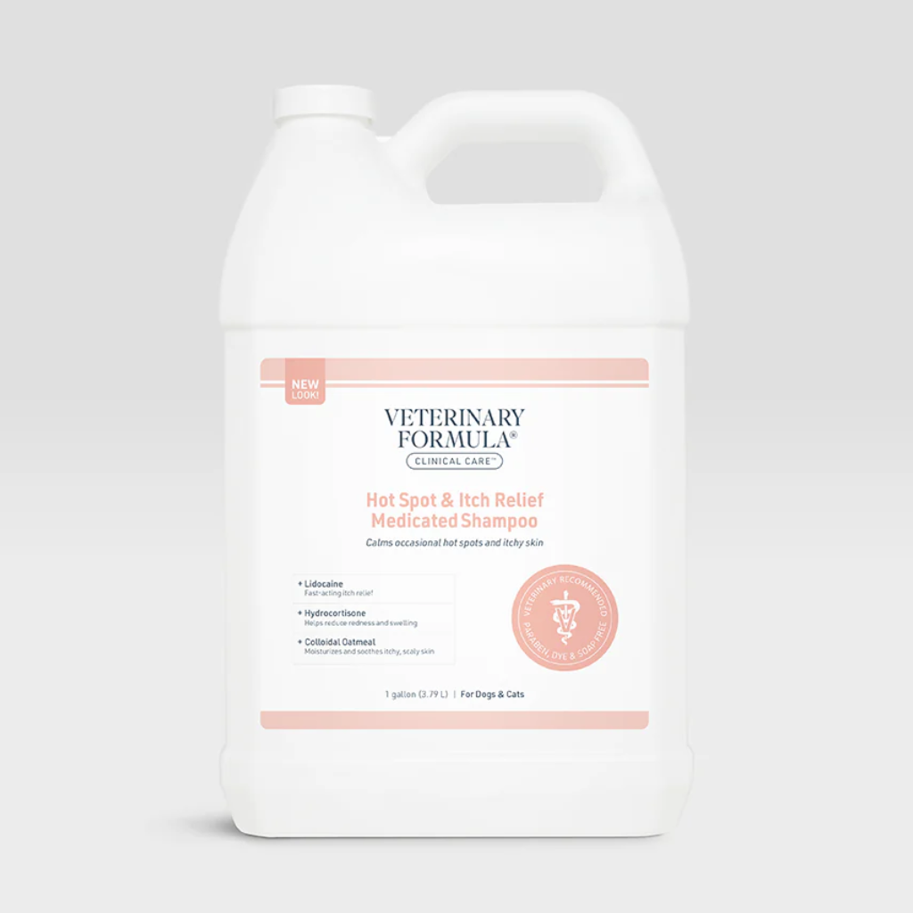 Synergy Labs Veterinary Formula Clinical Care Hot Spot & Itch Relief Medicated Shampoo For Dogs & Cats[Volume - 3.79 L]