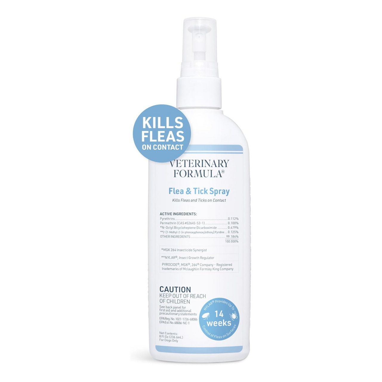 Synergy Labs Veterinary Formula Flea & Tick Spray 237ml (8 Fl Oz)