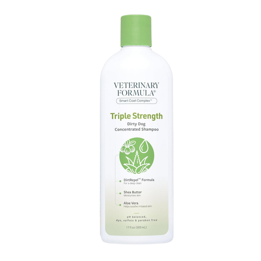 Synergy Labs Veterinary Formula Solutions Triple Strength Dirty Dog Concentrated Shampoo 17oz - 503ml