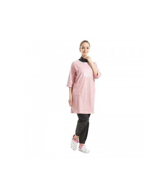 Shernbao Professional Grooming Apparel With Super Waterproof -GA-21[Color - Pink, Size - XL]