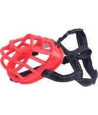 Thumbnail for Golden Panda Silicone Muzzle, Red[Size - XL]