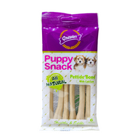 Thumbnail for Gnawlers Puppy Snack-Pettide Bone With Calcium 6pcs/pack (40g)