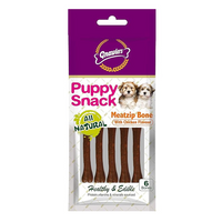 Thumbnail for Gnawlers Puppy Snack-Meat Zip Bone With Chicken Flavor  6pcs/pack (40g)