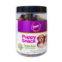 Thumbnail for Gnawlers Puppy Snack-Medium Bone Assorted Flavours (250g)