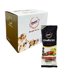 Thumbnail for Gnawlers Wisebones Salmon With Lemon SMALL (36 pcs/Box) - Display Box