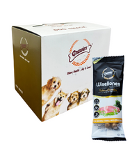 Thumbnail for Gnawlers Wisebones Turkey With Parsley SMALL (36 pcs/Box) - Display Box