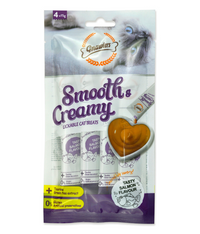 Thumbnail for Gnawlers Smooth & Creamy Lickable Cat Treats (4pcsx15g) - Salmon Flavour