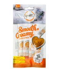 Thumbnail for Gnawlers Smooth & Creamy Lickable Cat Treats (4pcsx15g) - Crab Flavour