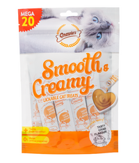 Thumbnail for Gnawlers Smooth & Creamy Lickable Cat Treats (20pcsx15g) - Crab Flavour
