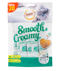 Thumbnail for Gnawlers Smooth & Creamy Lickable Cat Treats (20pcsx15g) - Chicken & Liver Flavour